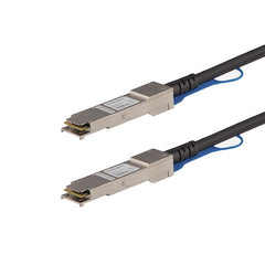 StarTech.com Câble à connexion directe 40G QSFP+ vers QSFP+ de 1 m pour HPE JG326A 40GbE QSFP+ DAC en cuivre 40 Gbit/s Twinax actif faible consommation