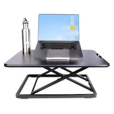 StarTech.com Convertisseur de bureau debout pour ordinateur portable, jusqu'à 8 kg/17,6 lb, rehausseur réglable en hauteur pour ordinateur portable, convertisseur de bureau assis sur table