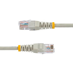 Câble patch StarTech.com - RJ-45 (M) - RJ-45 (M) - 6 pi - UTP - ( CAT 5e ) - Gris