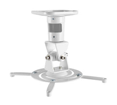 Amer Mounts Universal Ceiling Projector Mount - White