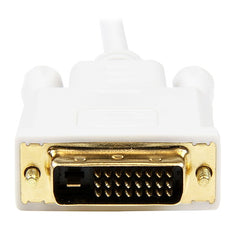 StarTech.com Câble convertisseur adaptateur Mini DisplayPort vers DVI de 6 pieds - Mini DP vers DVI 1920 x 1200 - Blanc