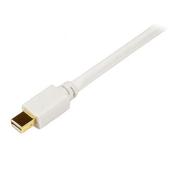 StarTech.com Câble convertisseur adaptateur Mini DisplayPort vers DVI de 6 pieds - Mini DP vers DVI 1920 x 1200 - Blanc