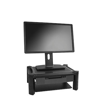 StarTech.com Support de moniteur réglable, tiroir, moniteurs jusqu'à 32" (22 lb/10 kg), hauteur réglable, support de moniteur, support de moniteur d'ordinateur