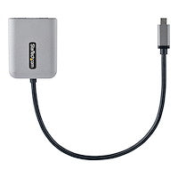 StarTech.com Adaptateur USB-C vers double HDMI, hub MST multi-moniteurs USB Type-C, double extension/répartiteur d'affichage pour ordinateur portable HDMI 4K 60 Hz, Windows