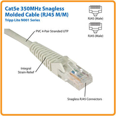 Câble de brassage Tripp Lite Cat5e