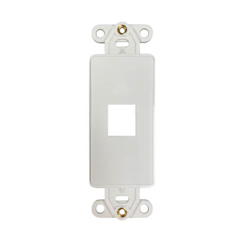 Tripp Lite N042DAB-001V-IV 1-Port Antibacterial Wall-Mount Insert, Ivory