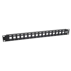 Tripp Lite N062-016-KJ 16 ports 1U RackMount non blindé Keystone vierge/Panneau de brassage multimédia