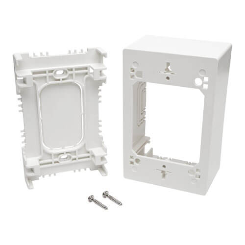 Tripp Lite Single-Gang Surface-Mount Junction Box, White