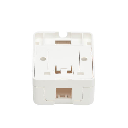 Surface-Mount Box for Keystone Jack - 1 Port, White