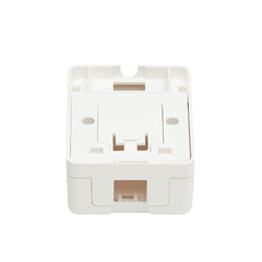 Surface-Mount Box for Keystone Jack - 1 Port, White