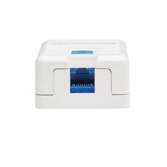 Surface-Mount Box for Keystone Jack - 1 Port, White