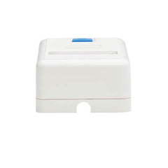 Surface-Mount Box for Keystone Jack - 1 Port, White