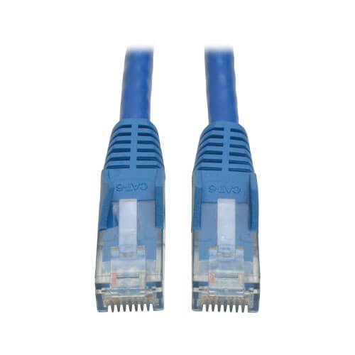 Tripp Lite 35-ft. Cat6 Blue Gigabit Patch Cord Snagless Molded