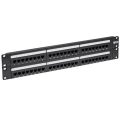 Tripp Lite Panneau de brassage Cat6 Cat5 à 48 ports, montage en rack 110 Punch Down RJ45 Ethernet 1URM 568B