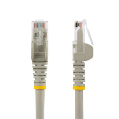 StarTech.com Câble Ethernet CAT6 de 3 m, LSZH (faible fumée, sans halogène), 10 GbE sans accroc, 100 W PoE UTP RJ45, cordon de brassage réseau gris, ETL