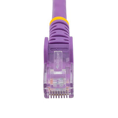 StarTech.com 9ft CAT6 Ethernet Cable - Purple Snagless Gigabit - 100W PoE UTP 650MHz Category 6 Patch Cord UL Certified Wiring/TIA