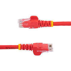 StarTech.com Câble Ethernet CAT6 de 75 pieds - Gigabit sans accroc rouge - Cordon de brassage PoE UTP 650 MHz de catégorie 6 100 W Câblage certifié UL/TIA