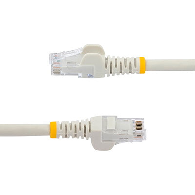 StarTech.com 2ft CAT6 Ethernet Cable - White Snagless Gigabit - 100W PoE UTP 650MHz Category 6 Patch Cord UL Certified Wiring/TIA