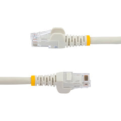 StarTech.com Câble Ethernet CAT6 de 30 pieds - Gigabit sans accroc blanc - Cordon de brassage PoE UTP 650 MHz de catégorie 6 100 W Câblage certifié UL/TIA 