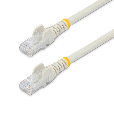 StarTech.com Câble Ethernet CAT6 de 30 pieds - Gigabit sans accroc blanc - Cordon de brassage PoE UTP 650 MHz de catégorie 6 100 W Câblage certifié UL/TIA 