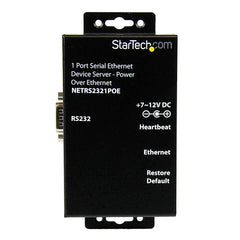 Serveur de périphériques série Ethernet StarTech.com - 1 port - alimentation via Ethernet - PoE