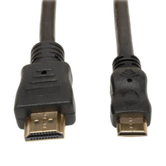 Câble Tripp Lite haute vitesse de 10 pieds avec Ethernet HDMI vers mini HDMI