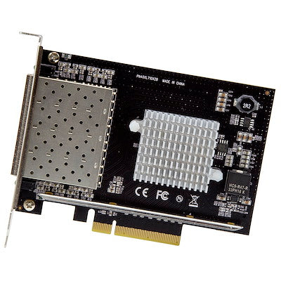 StarTech.com Carte réseau SFP+ Quad Port 10G - Adaptateur Convergé Intel XL710 Open SFP+ - Carte réseau PCIe 10 Gigabit Fibre Optique Serveur - 10GbE 