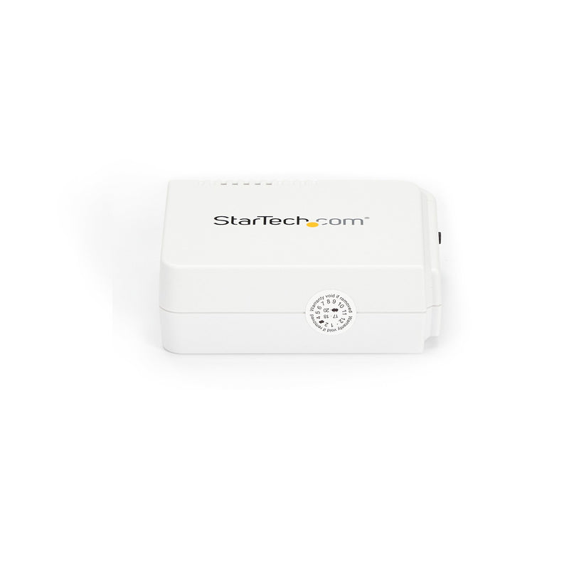 StarTech.com 1 Port USB Wireless N Network Print Server with 10/100 Mbps Ethernet Port - 802.11 b/g/n