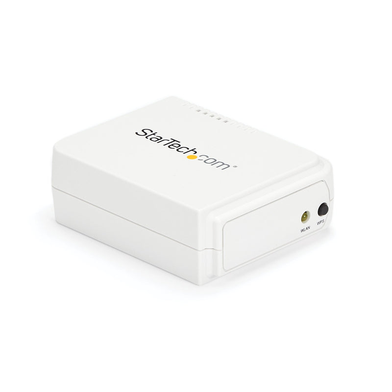 StarTech.com Serveur d'impression réseau sans fil N USB 1 port avec port Ethernet 10/100 Mbps - 802.11 b/g/n