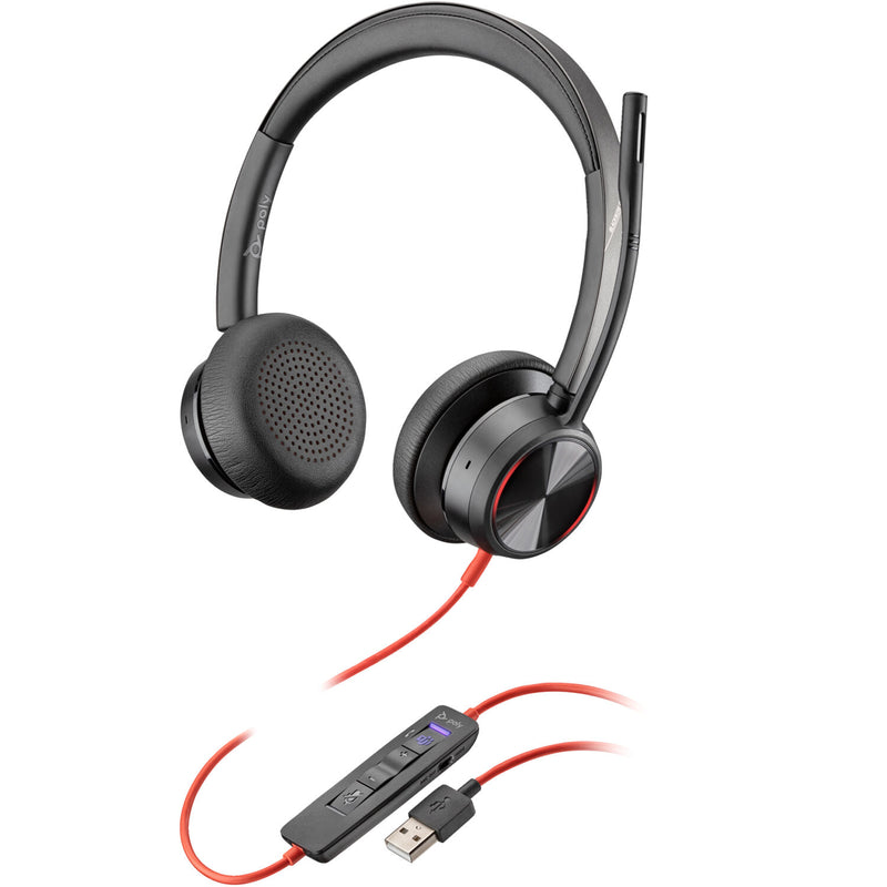 HP POLY BLACKWIRE 8225 MICROSOFT TEAMS CERTIFIED USB-A HEADSET