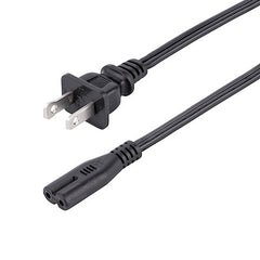 StarTech.com 6ft (2m) Laptop Power Cord, NEMA 1-15P to C7, 10A 125V, 18AWG, Laptop Replacement Power Cord, Power Brick Cable, UL Listed