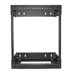 StarTech.com 2-Post 12U Heavy-Duty Wall Mount Network Rack, 19