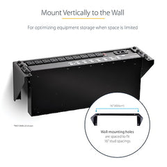 StarTech.com Support de rack vertical mural 3U 19