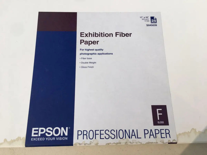 Papier fibre - 17 x 22 pouces - Epson Stylus Pro 11880 (ColorBurst)/3800 (Professio