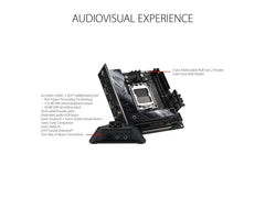 Asus ROG Strix X670E-I GAMING WIFI Gaming Desktop Motherboard - AMD X670 Chipset - Socket AM5 - Mini ITX