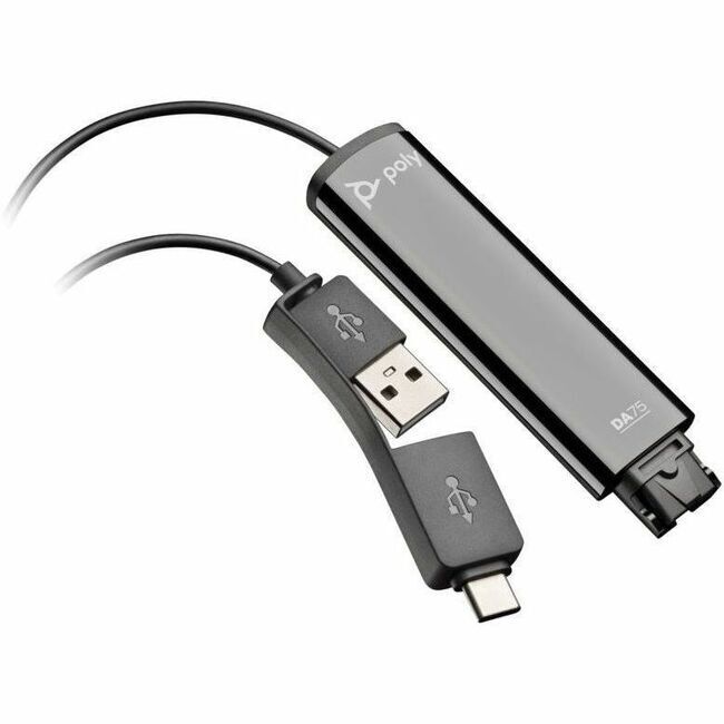 HP POLY DA75 USB TO QD ADAPTER