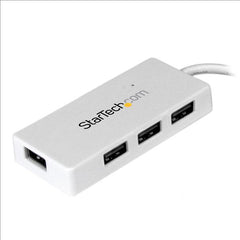 StarTech.com Hub portable Mini USB 3.0 SuperSpeed ​​à 4 ports - 5 Gbit/s - Blanc