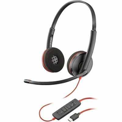 CASQUE STÉRÉO USB-C HP POLY BLACKWIRE C3220 + ÉTUI DE TRANSPORT