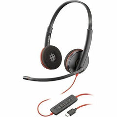 HP POLY BLACKWIRE C3220 STEREO USB-C HEADSET +CARRY CASE