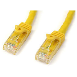 Axiom 7FT CAT6 550 MHz S/FTP Câble de raccordement blindé avec démarrage moulé (Jaune)