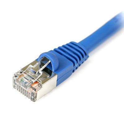 StarTech.com 25 ft Blue Shielded Snagless Cat5e Patch Cable