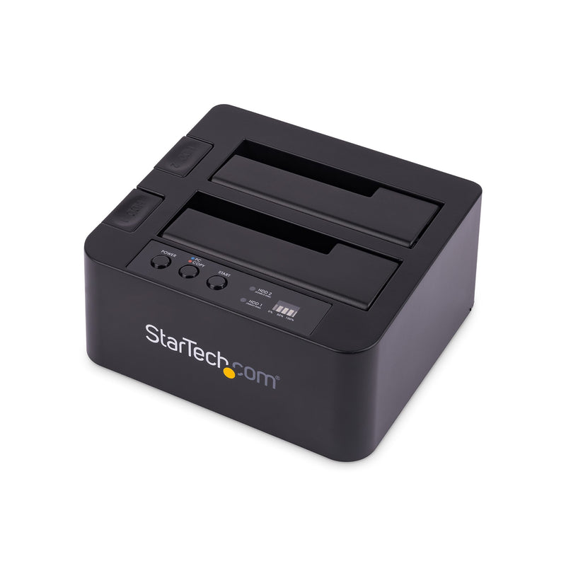 Dual Bay Hard Drive Duplicator Docking Station; External backup / recovery / clo