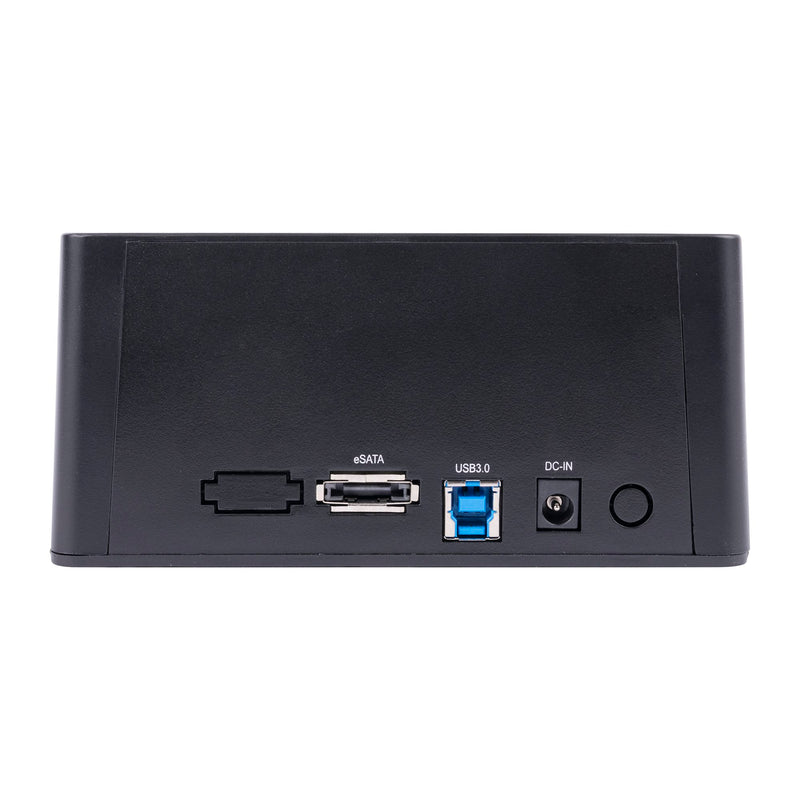 StarTech.com Standalone Hard Drive Duplicator Dock, External Dual Bay HDD/SSD Cloner/Copier, USB 3.0 / eSATA, SATA Disk Cloning / Recovery