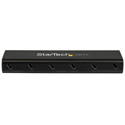 StarTech.com USB 3.1 Gen 2 (10Gbps) mSATA Drive Enclosure - Aluminum - Portable Data Storage for mSATA and mSATA Mini (Half-Size)