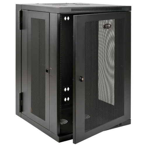 Armoire de montage mural en rack Tripp Lite SmartRack 18U UPS-Depth, arrière à charnière