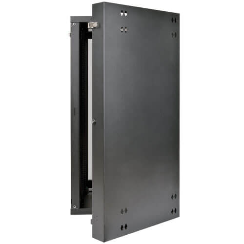 Tripp Lite SmartRack 26U UPS-Depth Wall-Mount Rack Enclosure Cabinet, Hinged Back