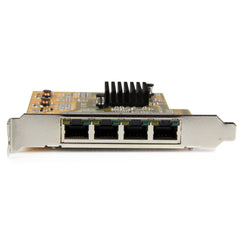 Add four Gigabit Ethernet ports to a client, server or workstation through one P