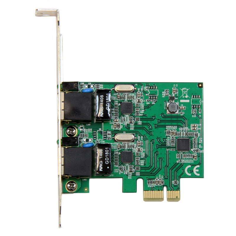 Add dual Gigabit Ethernet ports to a client, server or workstation through a PCI