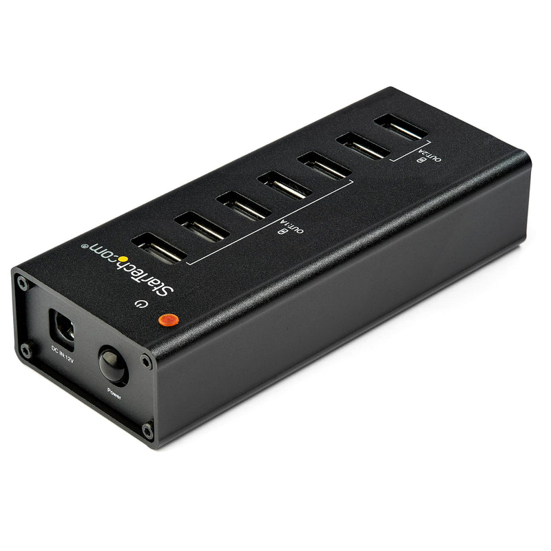 Charge mobile devices w/ this 7 port USB Charging Station - Standalone charging