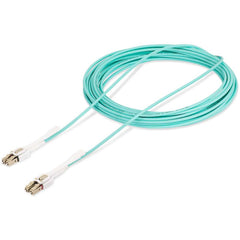 StarTech.com Câble fibre optique multimode LC vers LC (UPC) OM4 10 m (30 pieds), languettes push-pull, 50/125 µm, réseaux 100G, insensible aux courbures, LSZH